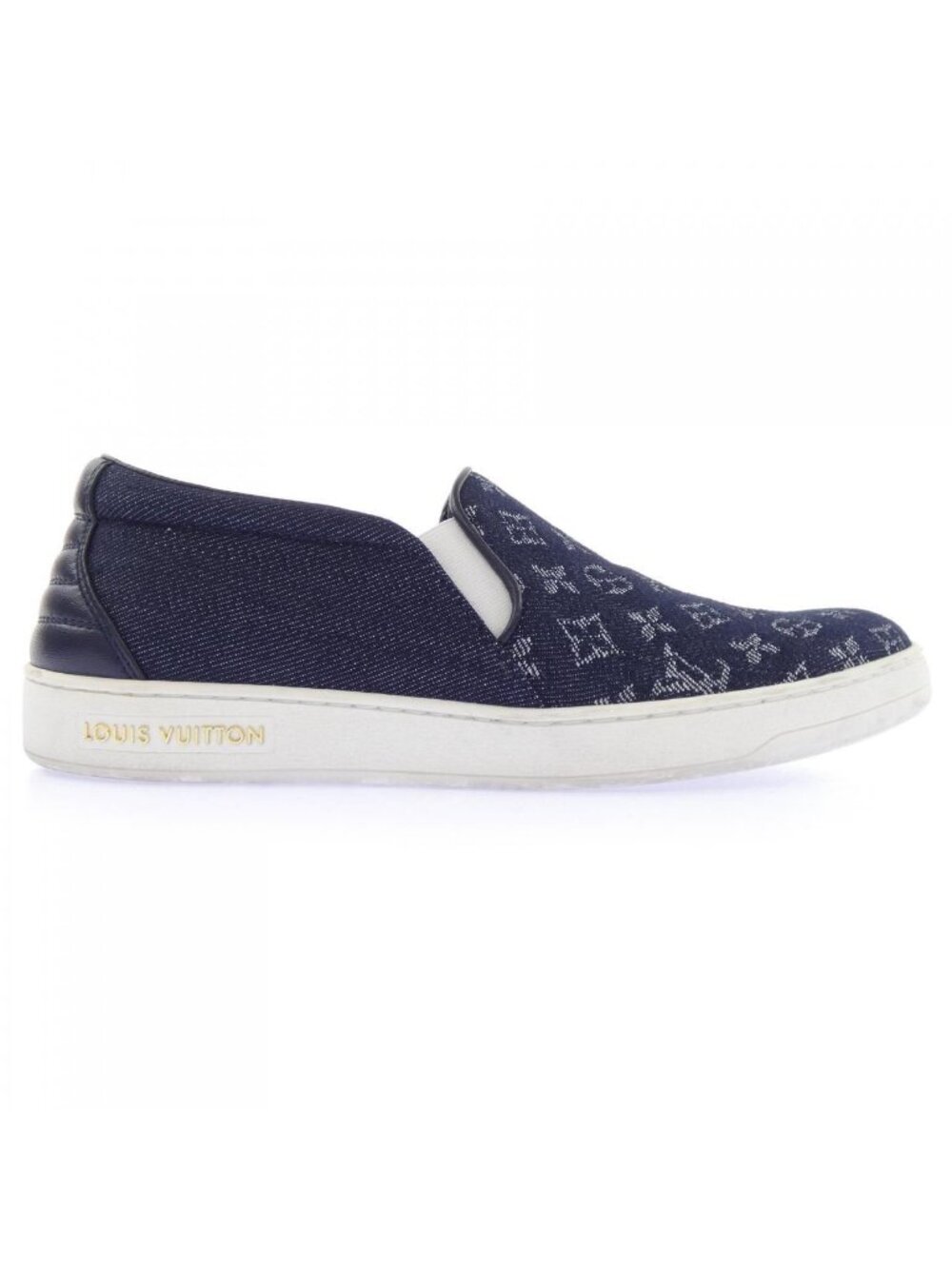 Louis Vuitton Monogram Denim Slip-on Sneakers